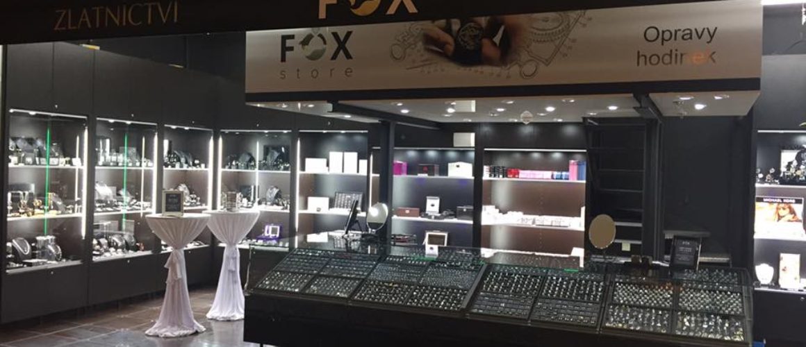 Prodejna FOX store v nákupním centru Plzeň