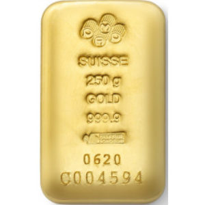 250g | Investiční zlatý slitek | PAMP | Švýcarsko