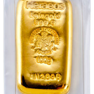 Německé zlaté slitky z 24 karátového zlata, certifikované německou firmou Heraeus, odpovídají londýnskému standardu Good Delivery (LBMA) a jsou proto bez problémů akceptovány na všech trzích. Doklad o certifikaci naleznete na svrchní straně slitku s logem výrobce i distributora, dále pak unikátní výrobní číslo s ryzostí kovu a hmotností.