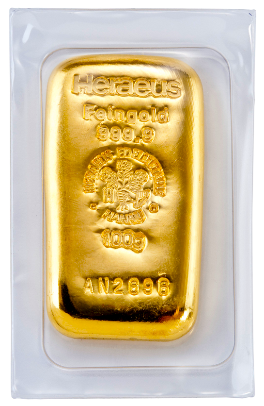 Německé zlaté slitky z 24 karátového zlata, certifikované německou firmou Heraeus, odpovídají londýnskému standardu Good Delivery (LBMA) a jsou proto bez problémů akceptovány na všech trzích. Doklad o certifikaci naleznete na svrchní straně slitku s logem výrobce i distributora, dále pak unikátní výrobní číslo s ryzostí kovu a hmotností.
