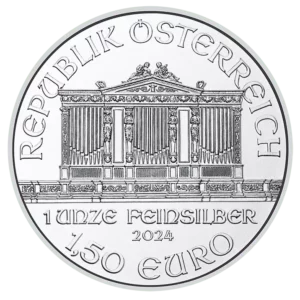 500 x 1 oz stříbrná investiční mince Wiener Philharmoniker 2024