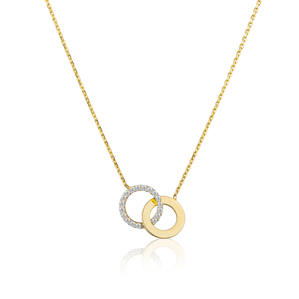 Zlatý náhrdelník Joint diamant